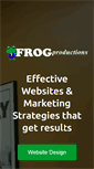 Mobile Screenshot of frogproductions.com