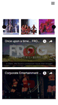 Mobile Screenshot of frogproductions.co.za